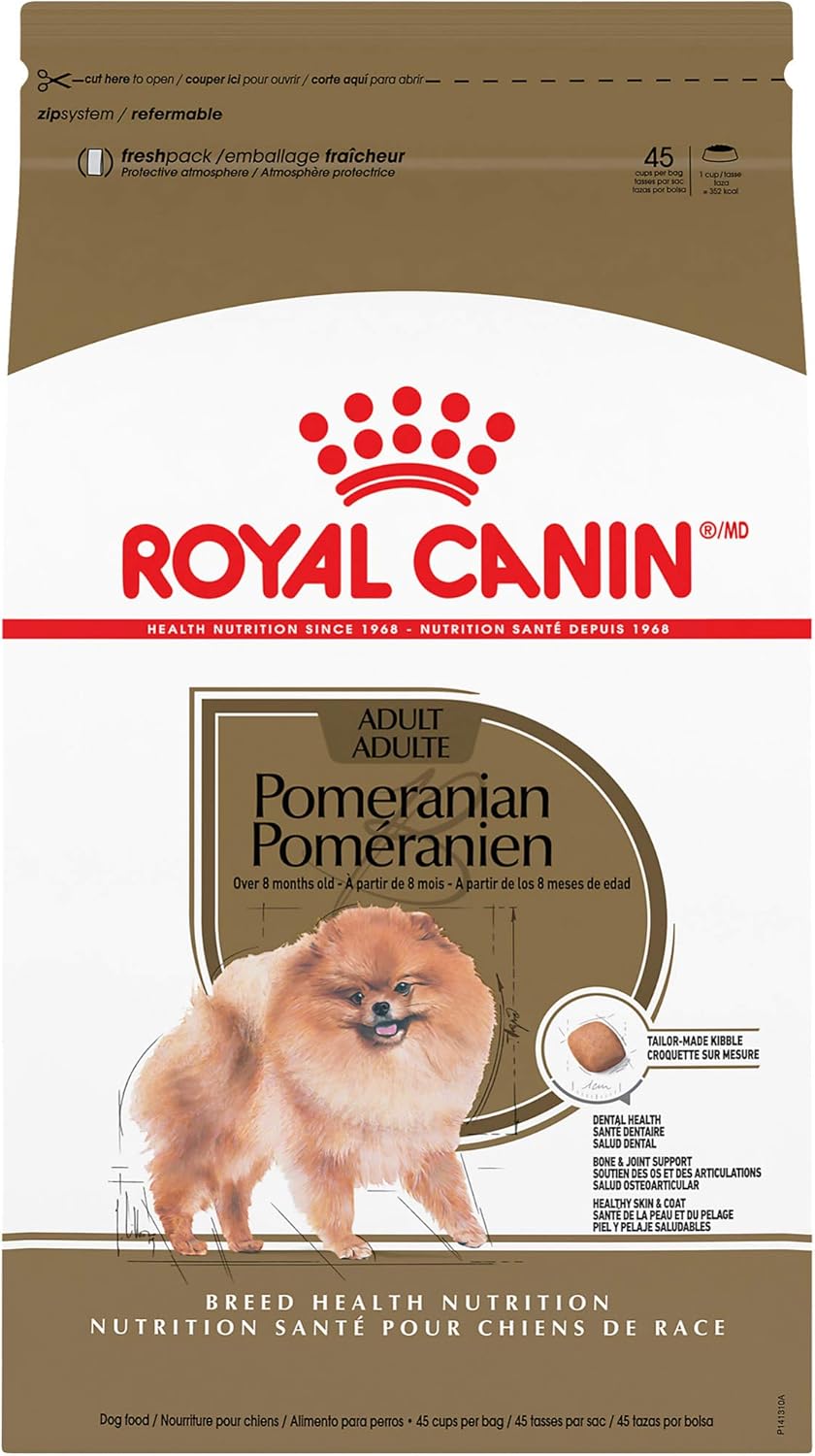 Royal Canin Breed Health Nutrition Pomeranian Dry Dog Food​, 2.5 lb Bag · v2