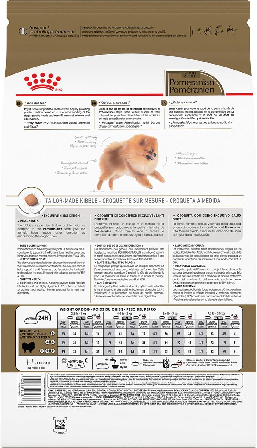Royal Canin Breed Health Nutrition Pomeranian Dry Dog Food​, 2.5 lb Bag · v2