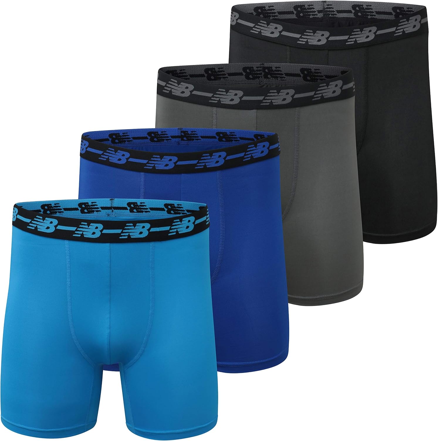 Boxer New Balance da uomo 5 Performance No Fly (confezione da 4)