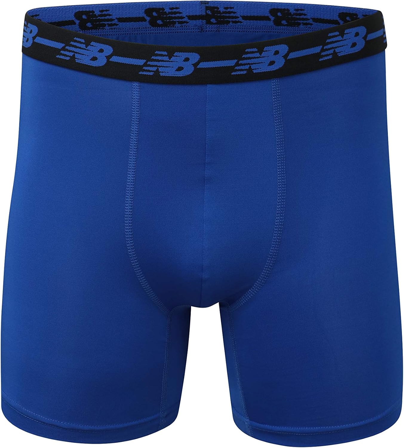 New Balance mens 5 Performance No Fly Boxer Brief (4 Pack)