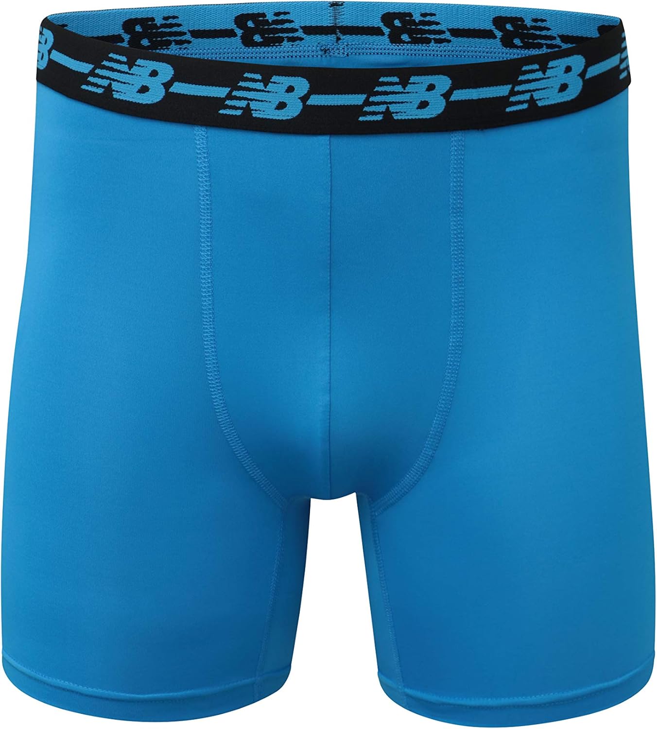 New Balance mens 5 Performance No Fly Boxer Brief (4 Pack)