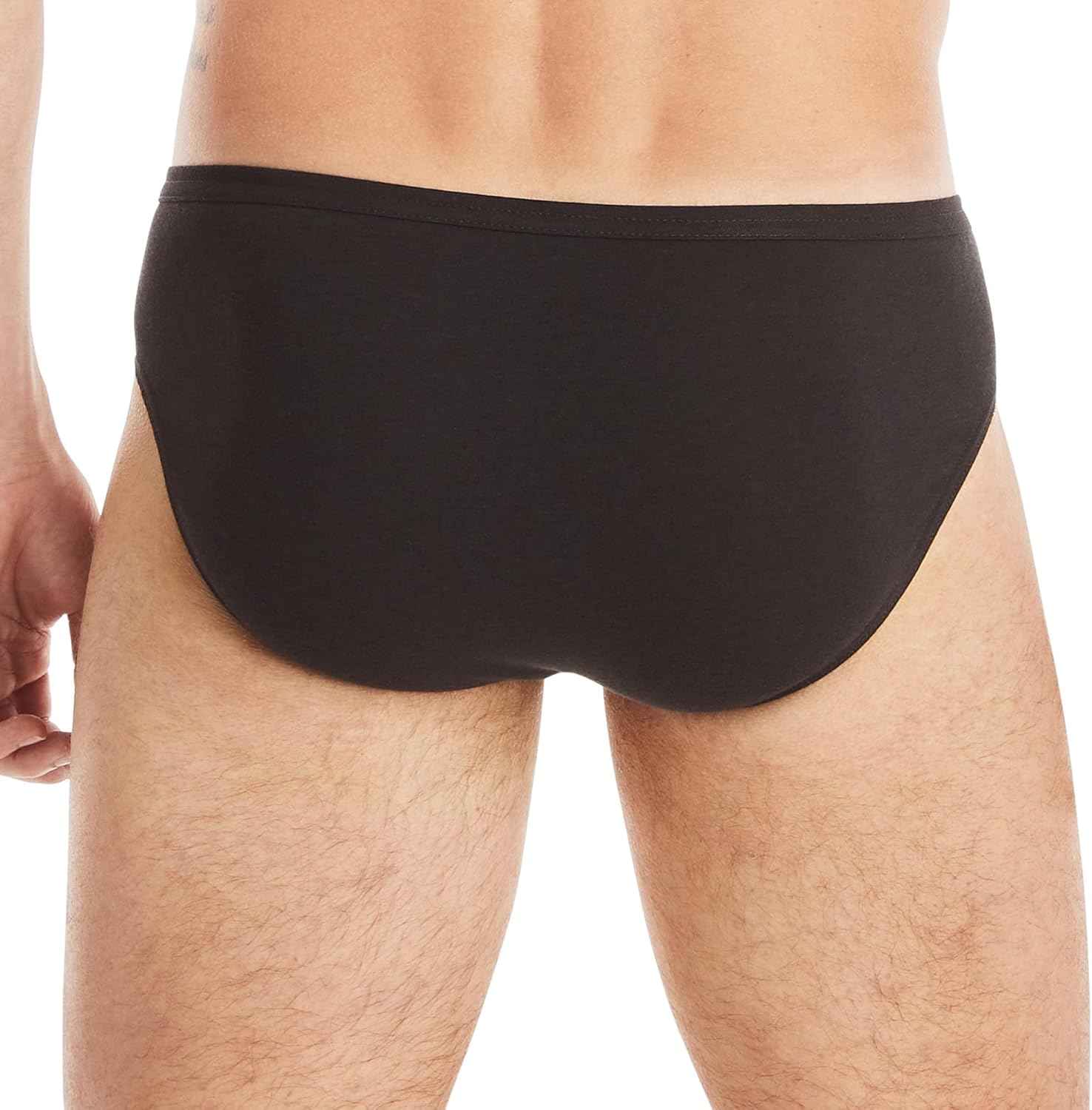 Hanes Erkek Etiketsiz Comfort Flex Fit Boyalı Bikini, 6'lı Paket