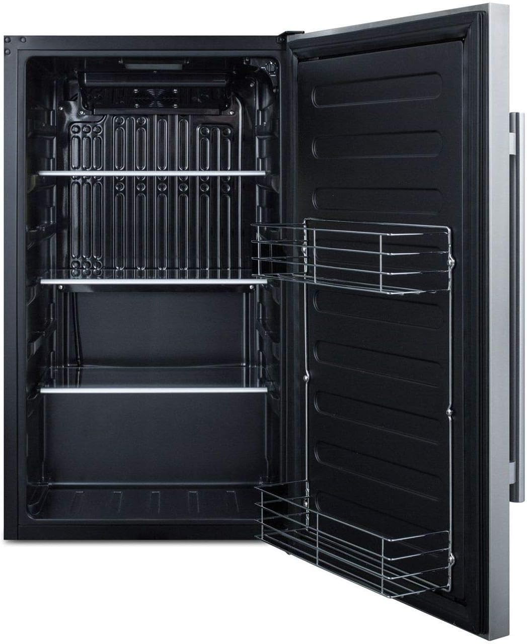 Summit Appliance FF195ADA ADA Wbudowana lodówka o małej głębokości, zgodna z ADA; 3,13 cu.ft.; Automatyczne rozmrażanie; Idealny do małych pomieszczeń komercyjnych i mieszkalnych