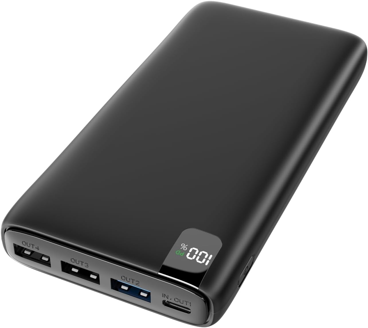 Chargeur portable CONXWAN, batterie externe 26800 mAh, 22,5 W, charge rapide, 4 sorties USB, chargeur de secours externe, téléphone portable, batterie USB C, compatible avec iPhone, tablettes, Galaxy et Android