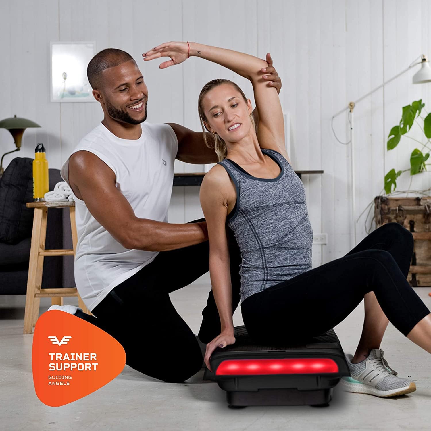 LifePro Rumblex 4D Pro Vibration Plate - Whole Body Vibration Platform Exercise Machine - Home Workout Equipment for Weight Loss, Toning  Wellness - Full Bundle of Bands, Straps amp; Accessories