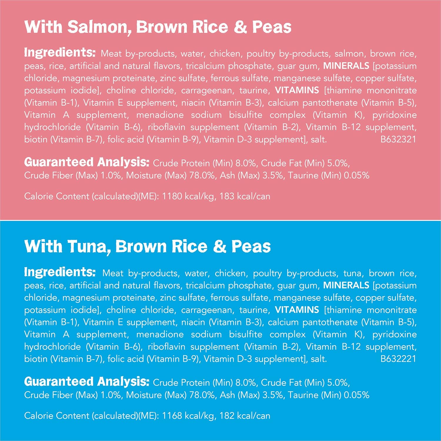 Purina Friskies Ocean Favorites, patè di cibo umido per gatti e pezzetti di carne, con salmone e tonno - (confezione da 24), lattine da 5,5 once