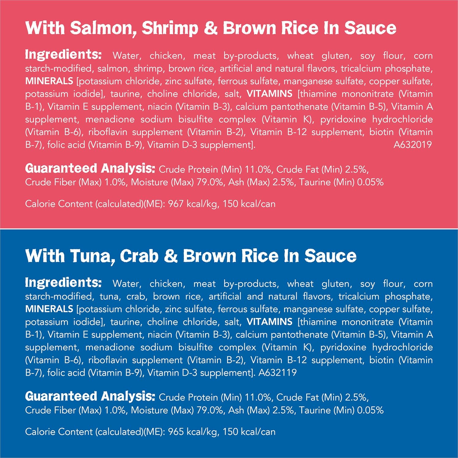 Purina Friskies Ocean Favorites, patè di cibo umido per gatti e pezzetti di carne, con salmone e tonno - (confezione da 24), lattine da 5,5 once