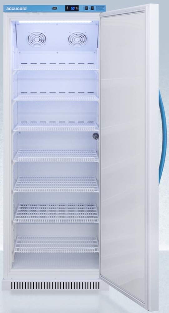 Accucold ARS12PV 12 Cu.Ft. Aufrechter Impfstoffkühlschrank, weiß; speziell für Apotheken-, Medikamente- und Impfstoffanwendungen entwickelt und gebaut, um die Einhaltung der CDC/VFC-Richtlinien zu unterstützen