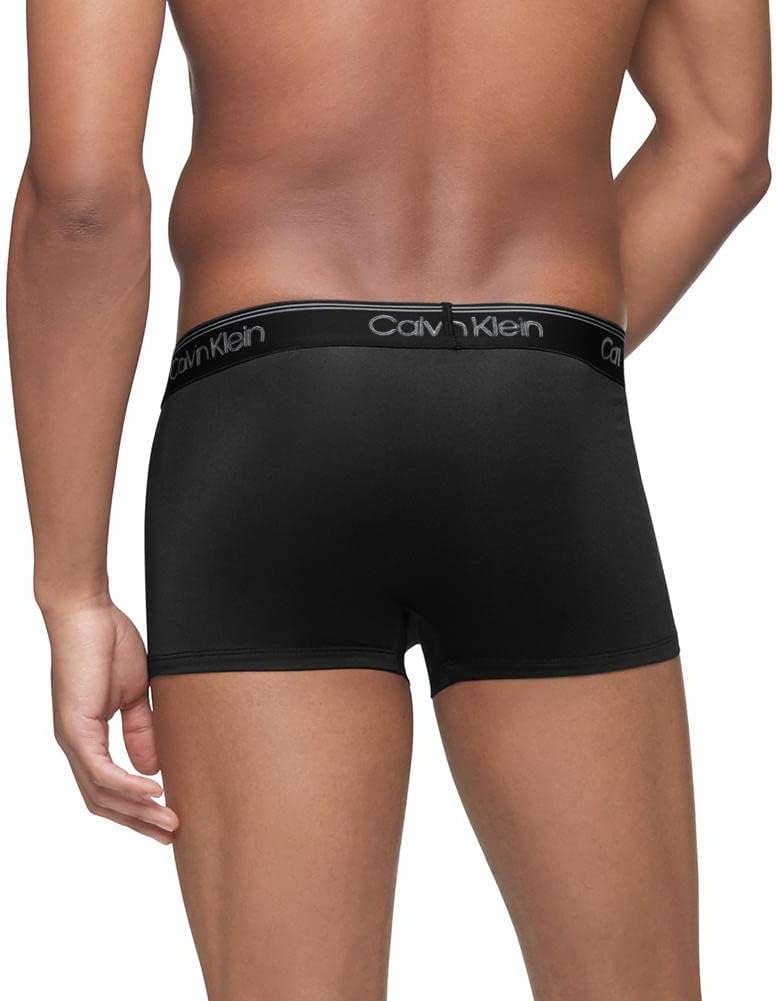 Calvin Klein Micro-Stretchunterwäsche für Herren, 3er-Pack, Trunk
