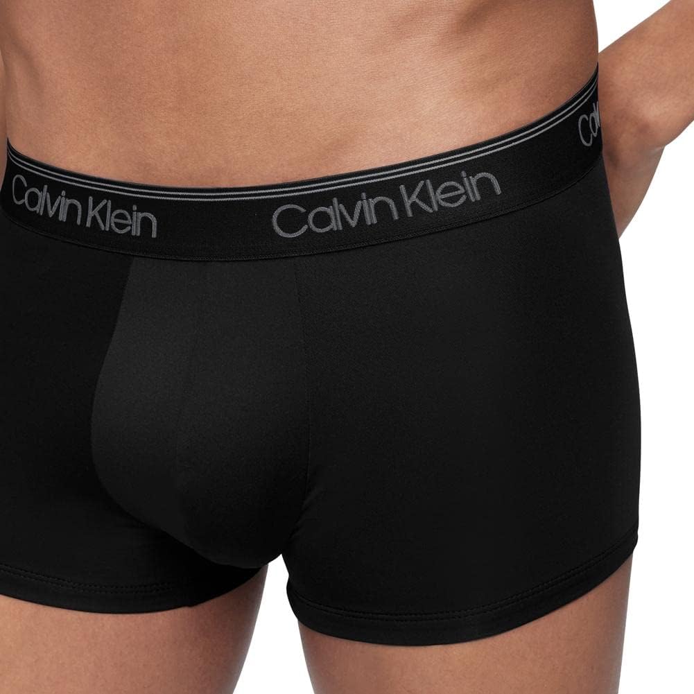 Calvin Klein Micro-Stretchunterwäsche für Herren, 3er-Pack, Trunk