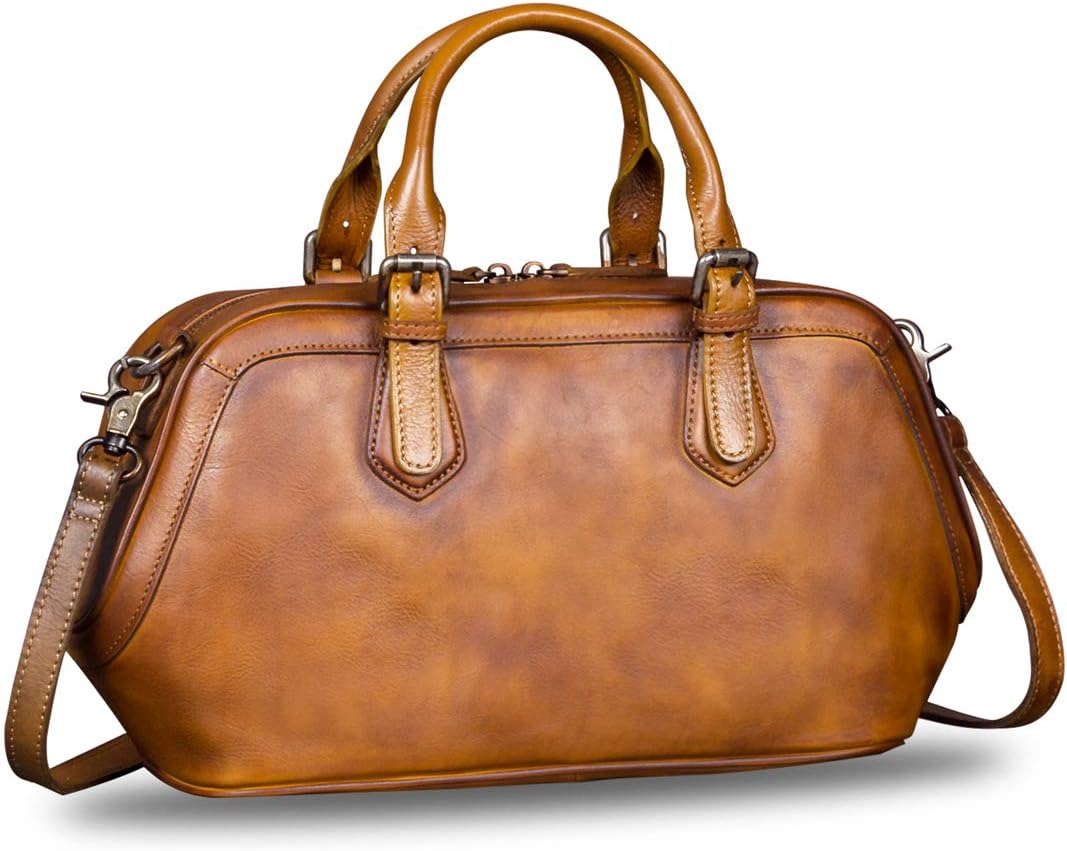 Genuine Leather Purse and Handbag for Women Fashion Handmade Leather Top Handle Purses Satchel Bags Shoulder Bag Strap · v2