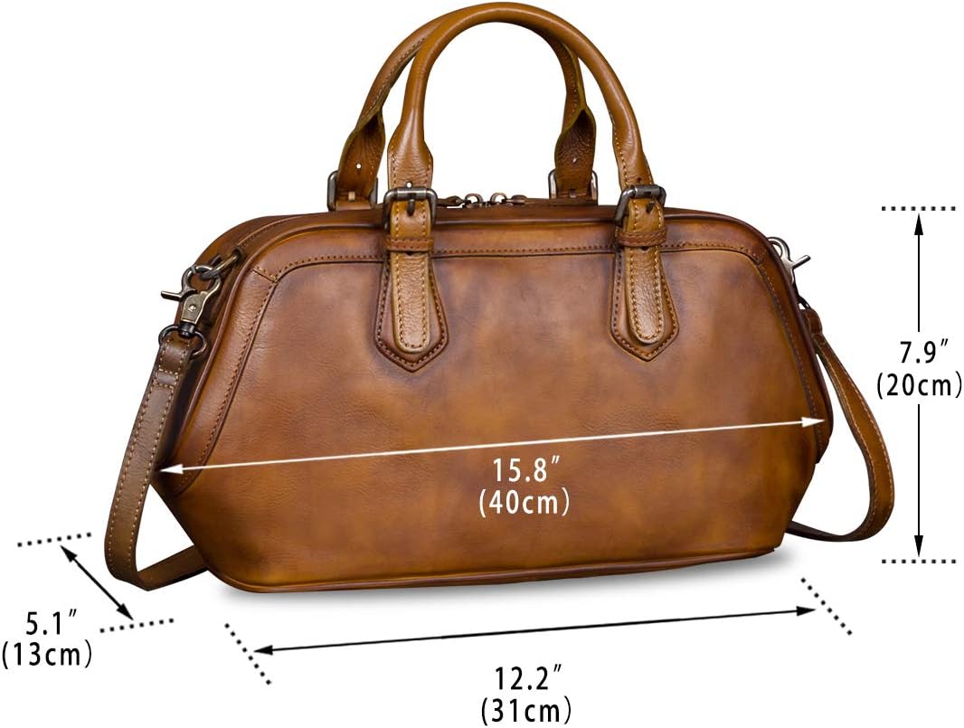 Dompet dan Tas Tangan Kulit Asli untuk Wanita Dompet Pegangan Atas Kulit Buatan Tangan Fashion Tas Selempang Tali Tas Bahu