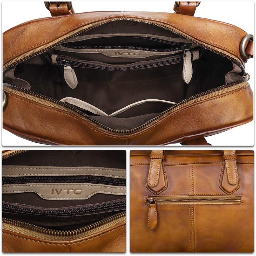 Dompet dan Tas Tangan Kulit Asli untuk Wanita Dompet Pegangan Atas Kulit Buatan Tangan Fashion Tas Selempang Tali Tas Bahu