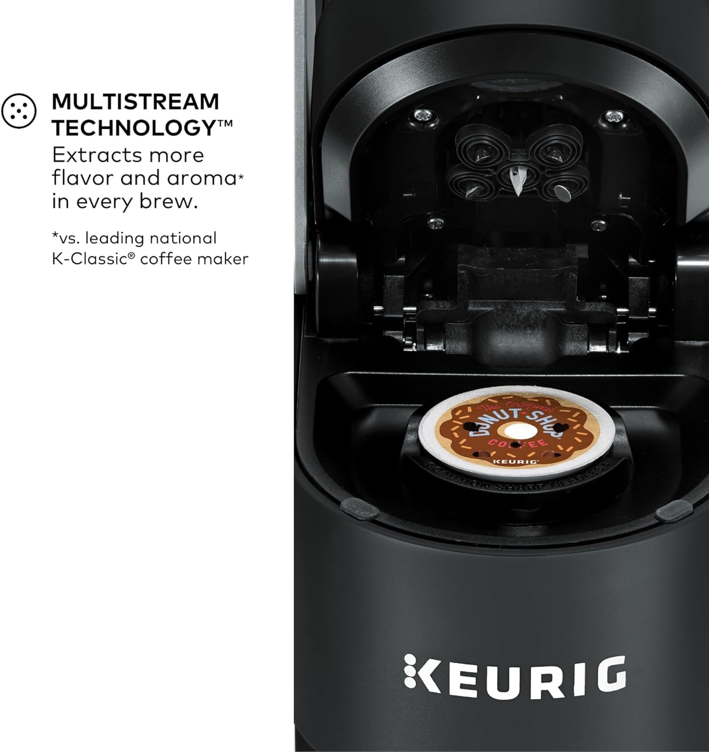 Keurig K-Supreme Single Serve K-Cup Pod Coffee Maker, MultiStream Technology, 4 Brew Sizes, 66oz Dual-Position Removable Reservoir, Black · v2
