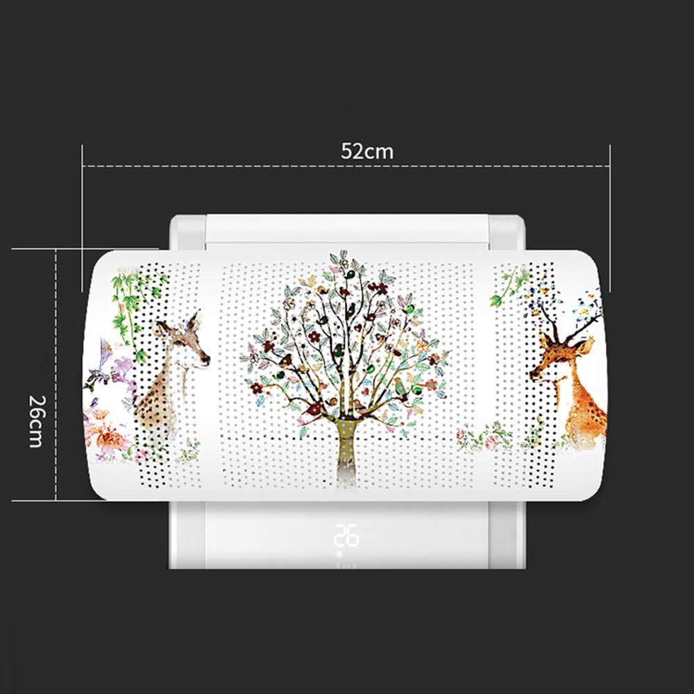 Bộ phận làm lệch hướng gió máy lạnh có thể điều chỉnh, ngăn không cho gió thổi thẳng Góc điều chỉnh chống ngưng tụ, dễ lau chùi Bộ phận làm lệch hướng gió máy lạnh theo chiều dọc cho văn phòng tại nhà, màu trắng Wisdom