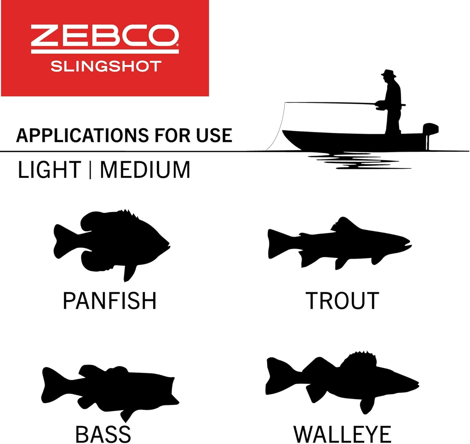 Zebco Slingshot Spinning Reel and Fishing Rod Combo, 2-Piece Medium-Light Durable Fiberglass Rod, Comfortable EVA Handle, Pre-Spooled with 8-Pound Cajun Fishing Line · v9