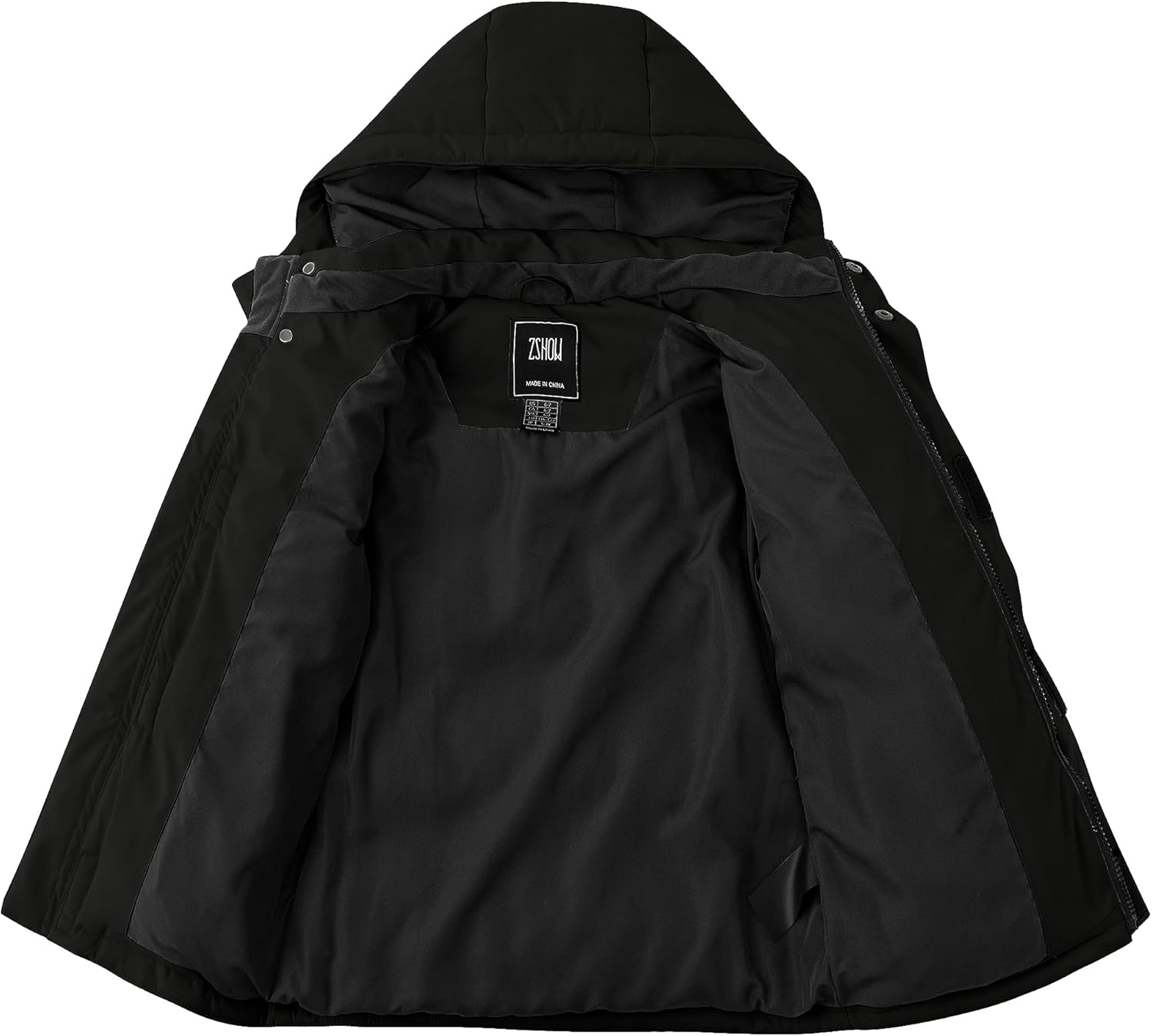 ZSHOW Girls Winter Coats Waterproof Hooded Puffer Jacket Outerwear Winter Jacket