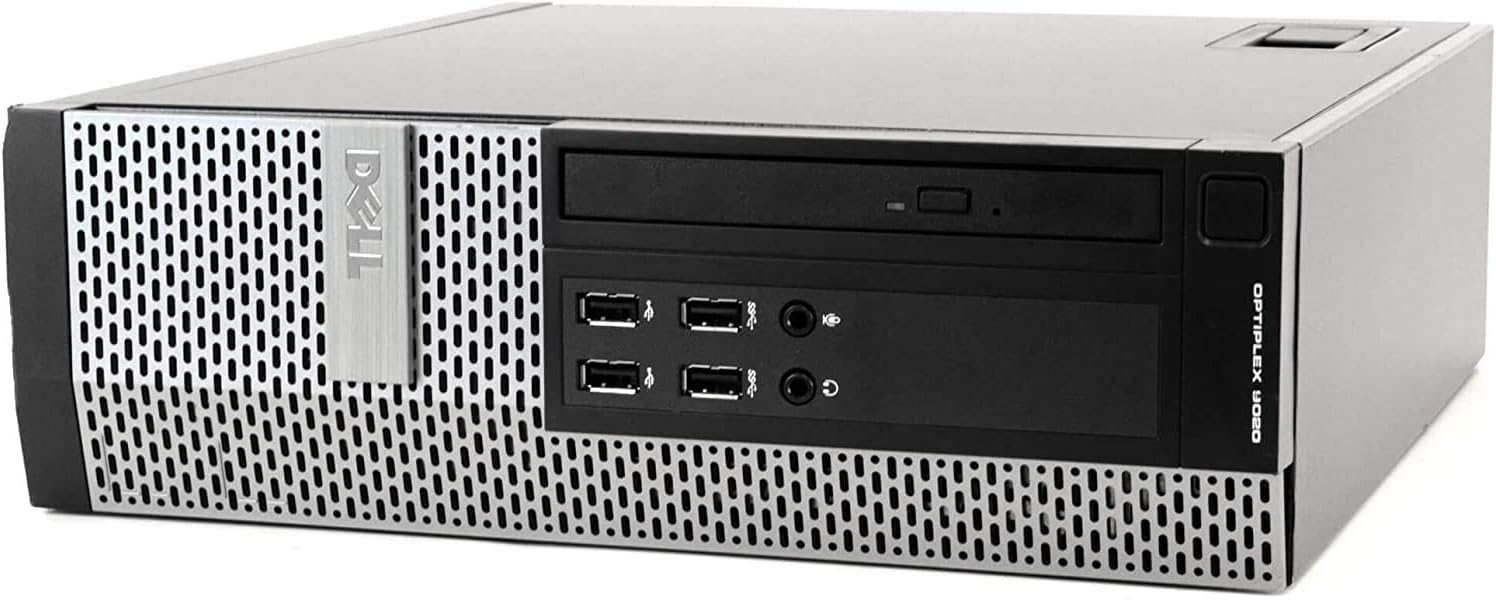 Dell Optiplex 9020 Small Form Factor Desktop with Intel Core i7-4770 Upto 3.9GHz, HD Graphics 4600 4K Support, 32GB RAM, 1TB SSD, DisplayPort, HDMI, Wi-Fi, Bluetooth - Windows 10 Pro (Renewed) · v9