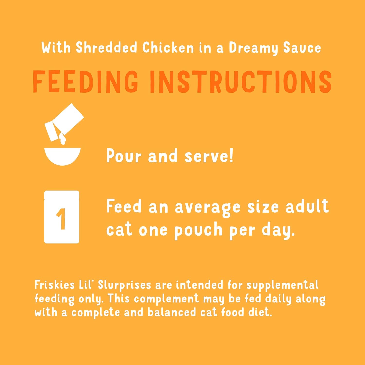 Purina Friskies Wet Cat Food Lickable Cat Treats, Lil’ Slurprises With Shredded Chicken in a Dreamy Sauce - (Pack of 16) 1.2 oz. Pouches · v2