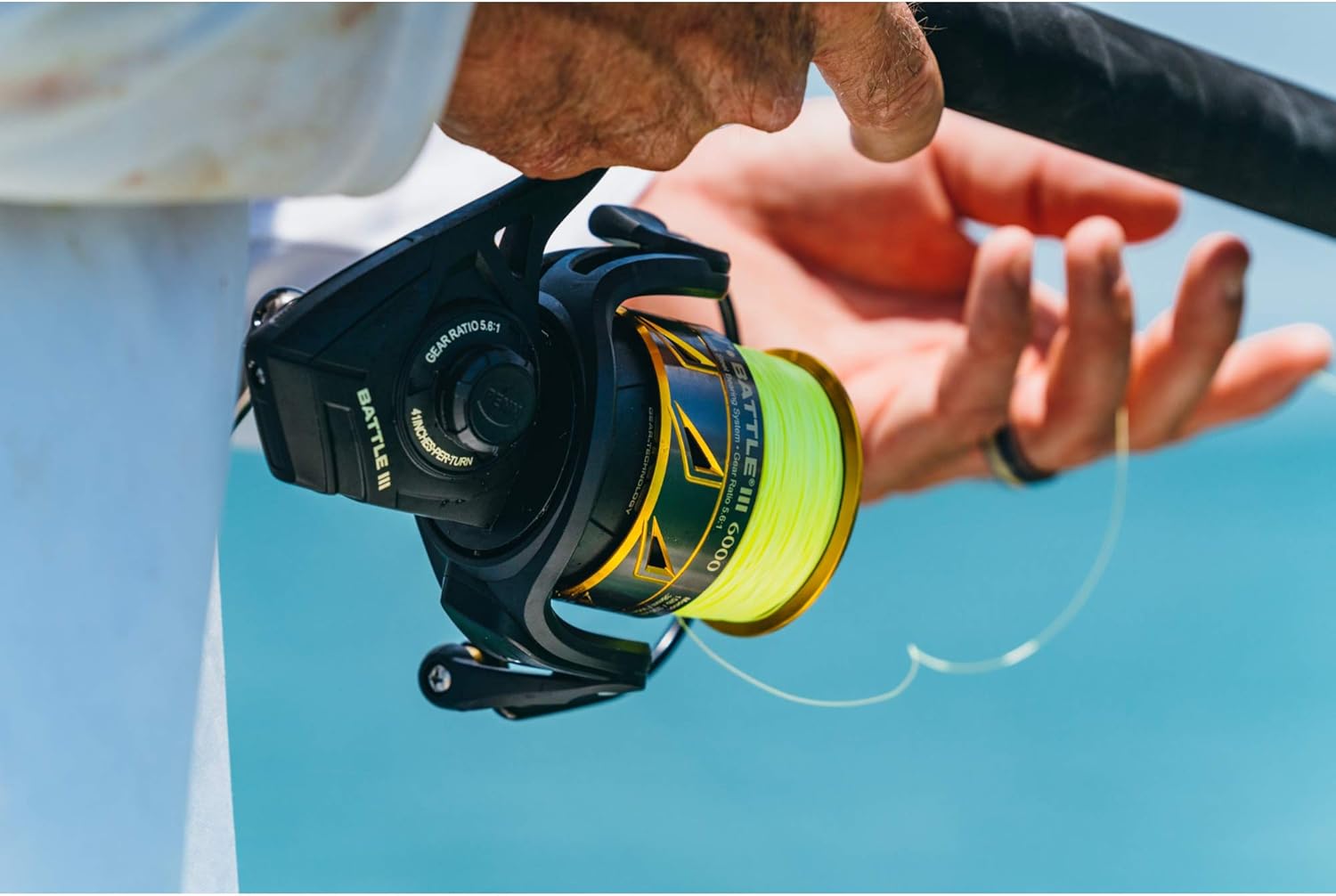PENN Battle IV Spinning Reel and Fishing Rod Combo · v2