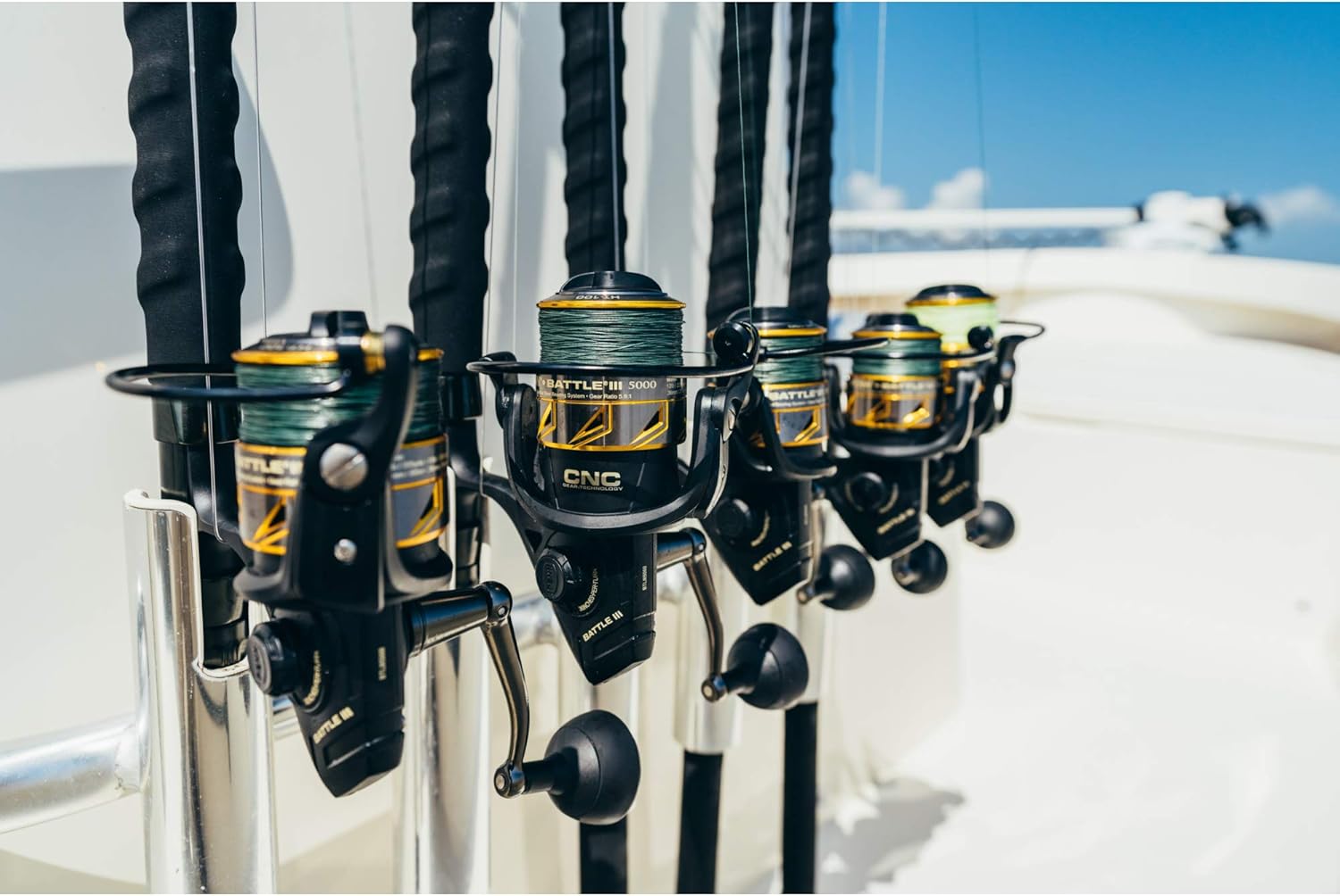 PENN Battle IV Spinning Reel and Fishing Rod Combo · v2