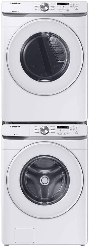 SAMSUNG WF45T6000AW 4,5 Kubikfuß. Frontlader-Waschanlage mit Vibrationsreduzierungstechnologie in Weiß