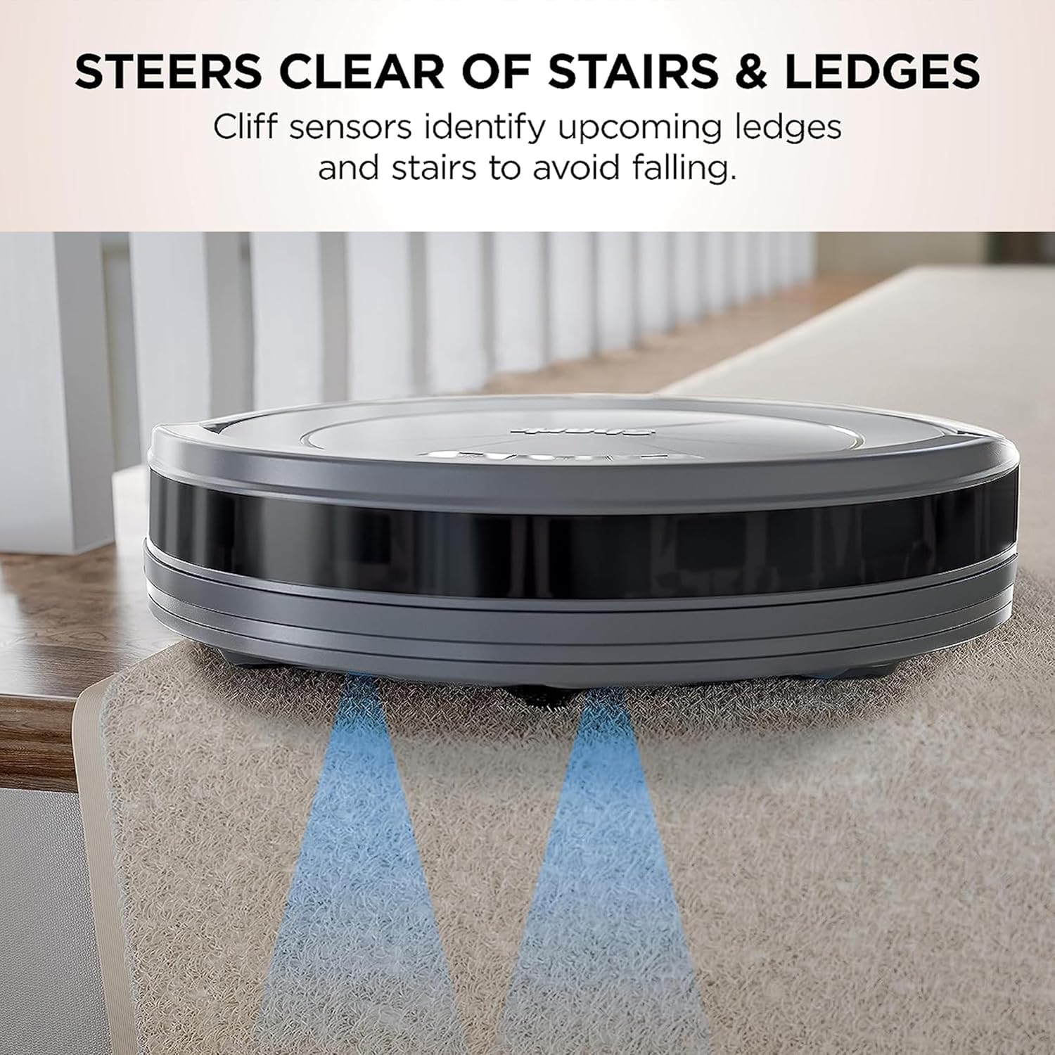 Shark AV753 ION Robot Vacuum, Tri-Brush System, Wifi Connected, 120 Min Runtime, Works with Alexa, Multi Surface Cleaning, Grey · v2