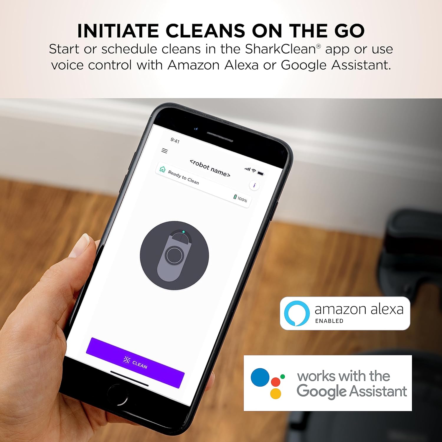 Shark AV753 ION Robot Vacuum, Tri-Brush System, Wifi Connected, 120 Min Runtime, Works with Alexa, Multi Surface Cleaning, Grey · v2