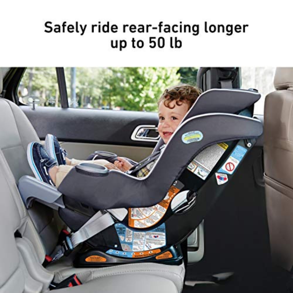Graco Extend2Fit Convertible Car Seat, Rear-Facing and Forward-Facing, Extended Rear-Facing Seat Option, Redmond, Ideal for Newborns, Infants, and Toddlers · v2