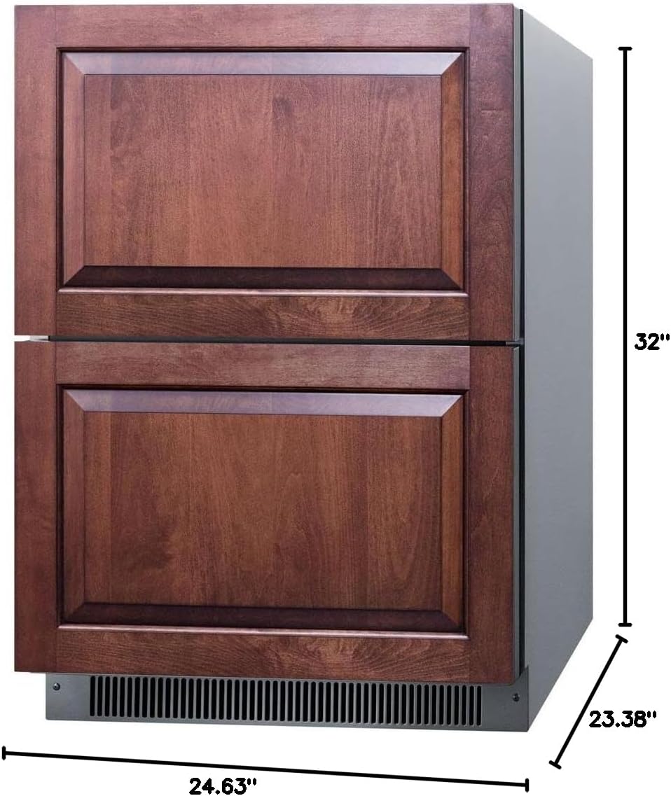 Summit ADRD24 24 Stainless Steel ADA Compliant Drawer Refrigerator in Stainless Steel · v4