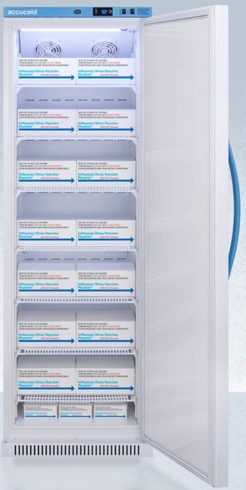 Summit Appliance ARS15PV Pharma-Vac Performance Series 15 Cu.Ft. Uprigth All-refrigerator for Vaccine Storage with Automatic Defrost, Factory-installed Lock, Digital Thermostat, White · v7
