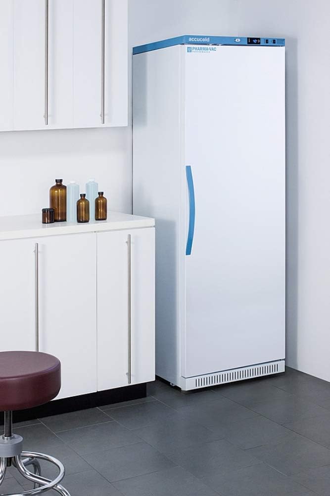 Summit Appliance ARS15PV Pharma-Vac Performance Series 15 Cu.Ft. Uprigth All-refrigerator for Vaccine Storage with Automatic Defrost, Factory-installed Lock, Digital Thermostat, White · v7