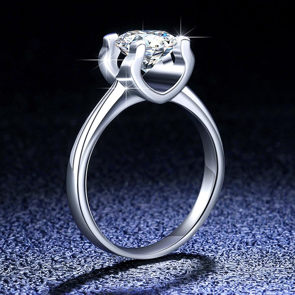 1 Carat IGI Certified Lab Grown Diamond Ring For Women 4 ProngSolitaire Diamond Engagement Ring Fine Jewelry For Her