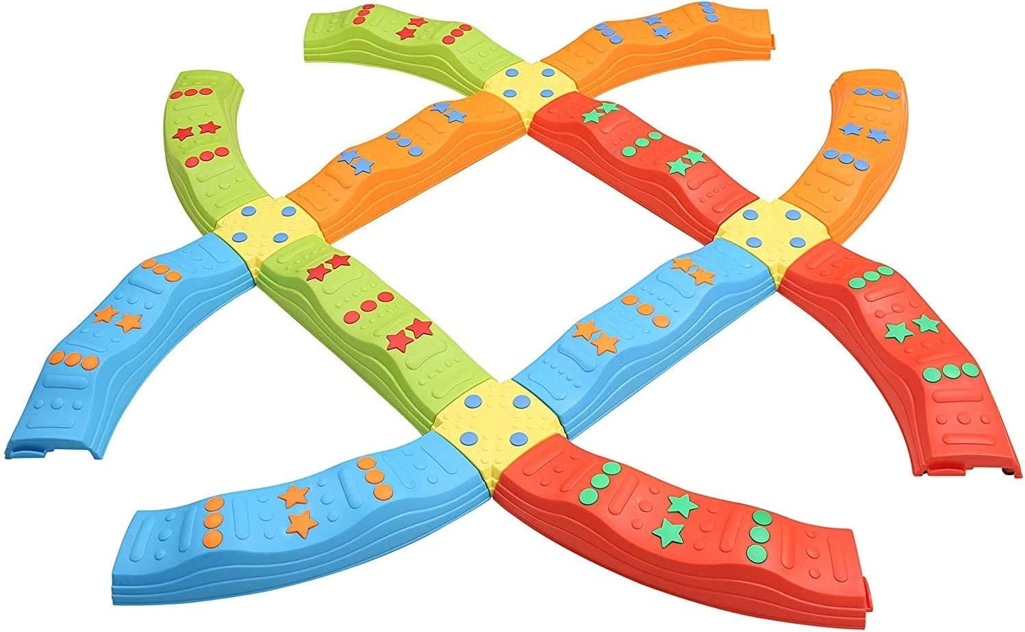 Special Supplies 20 Piece Stepping Stones for Kids, Indoor and Outdoor Balance Blocks Promote Coordination, Balance, Strength Child Safe Rubber Bottom · v2
