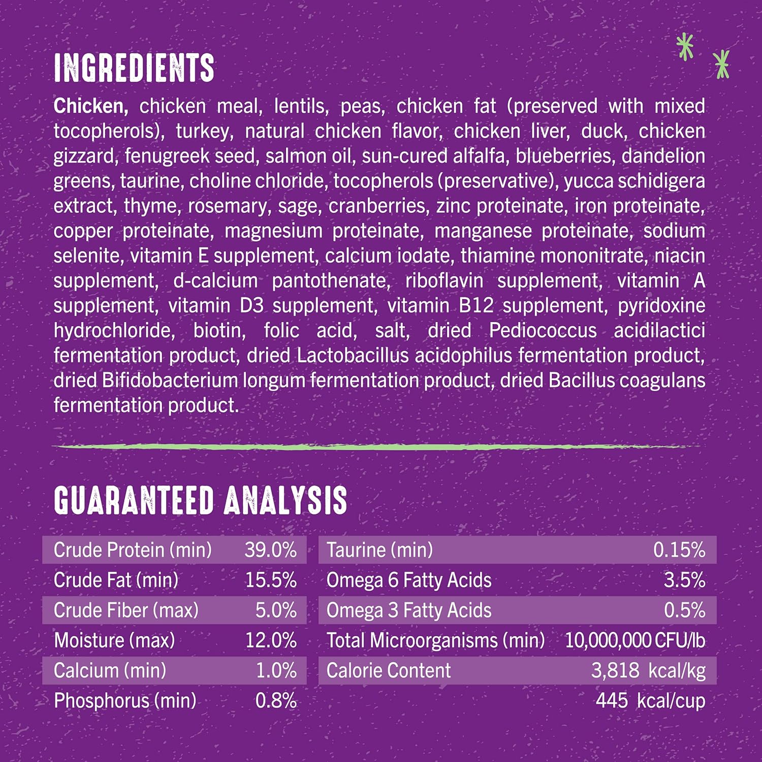 Comida para gatos Stella Chewys Raw Blend de primera calidad, sin cereales y ricas en proteínas, receta de aves de corral sin jaulas, bolsa de 10 libras