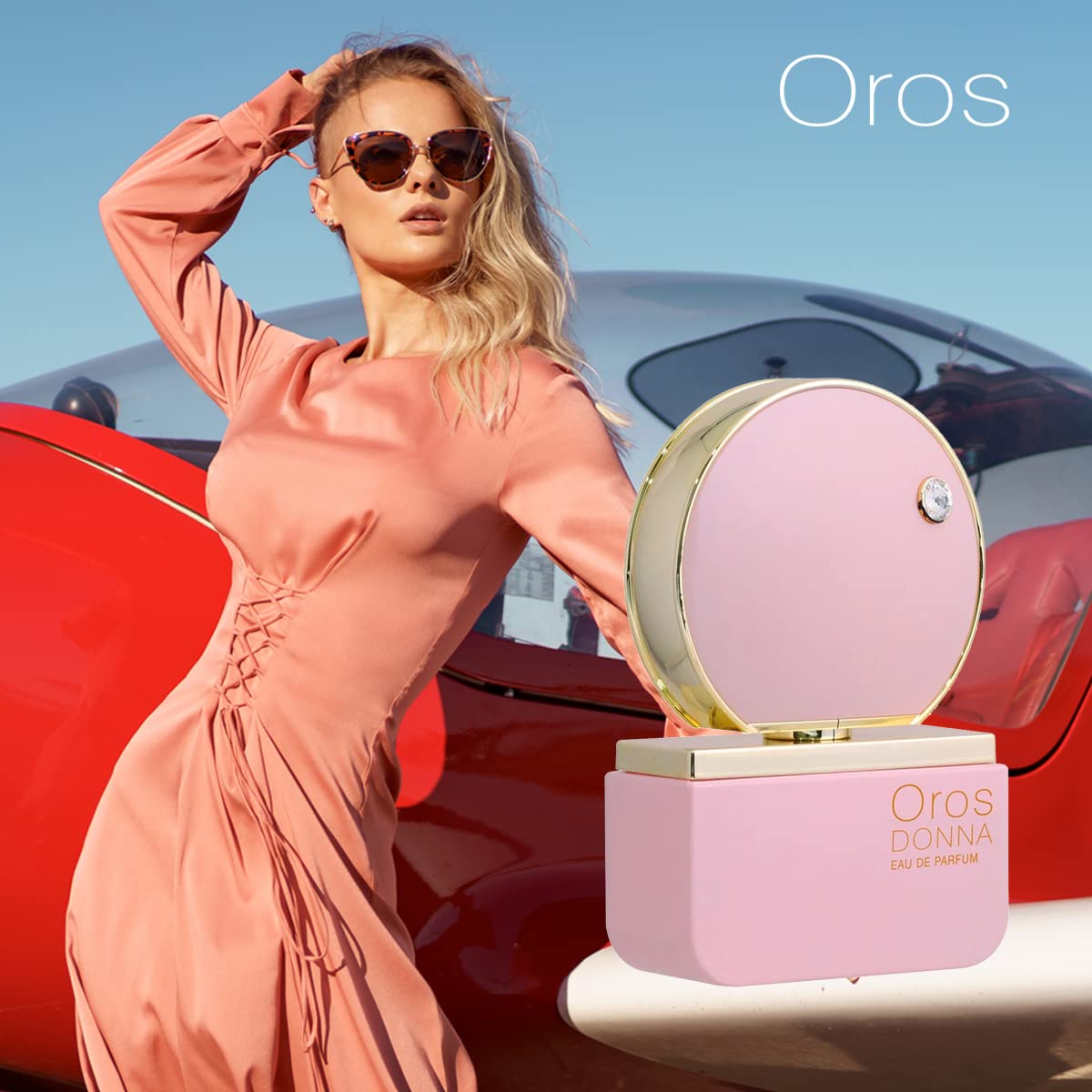 Eau de Parfum da donna Oros Donna di Armaf da 2,9 Oz/85 ml realizzato con cristalli Swarovski