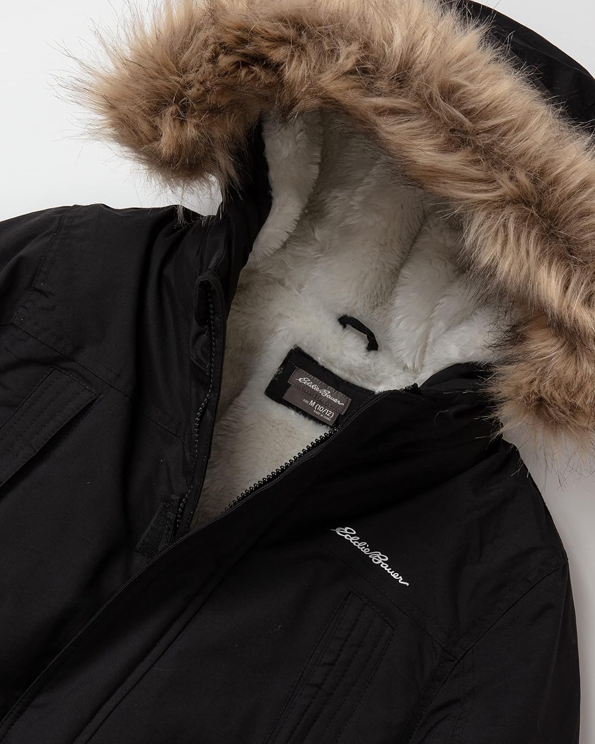 Eddie Bauer Boys Winter Coat – Waterproof Heavyweight Down Parka Jacket with Faux Fur Hood (3-20)