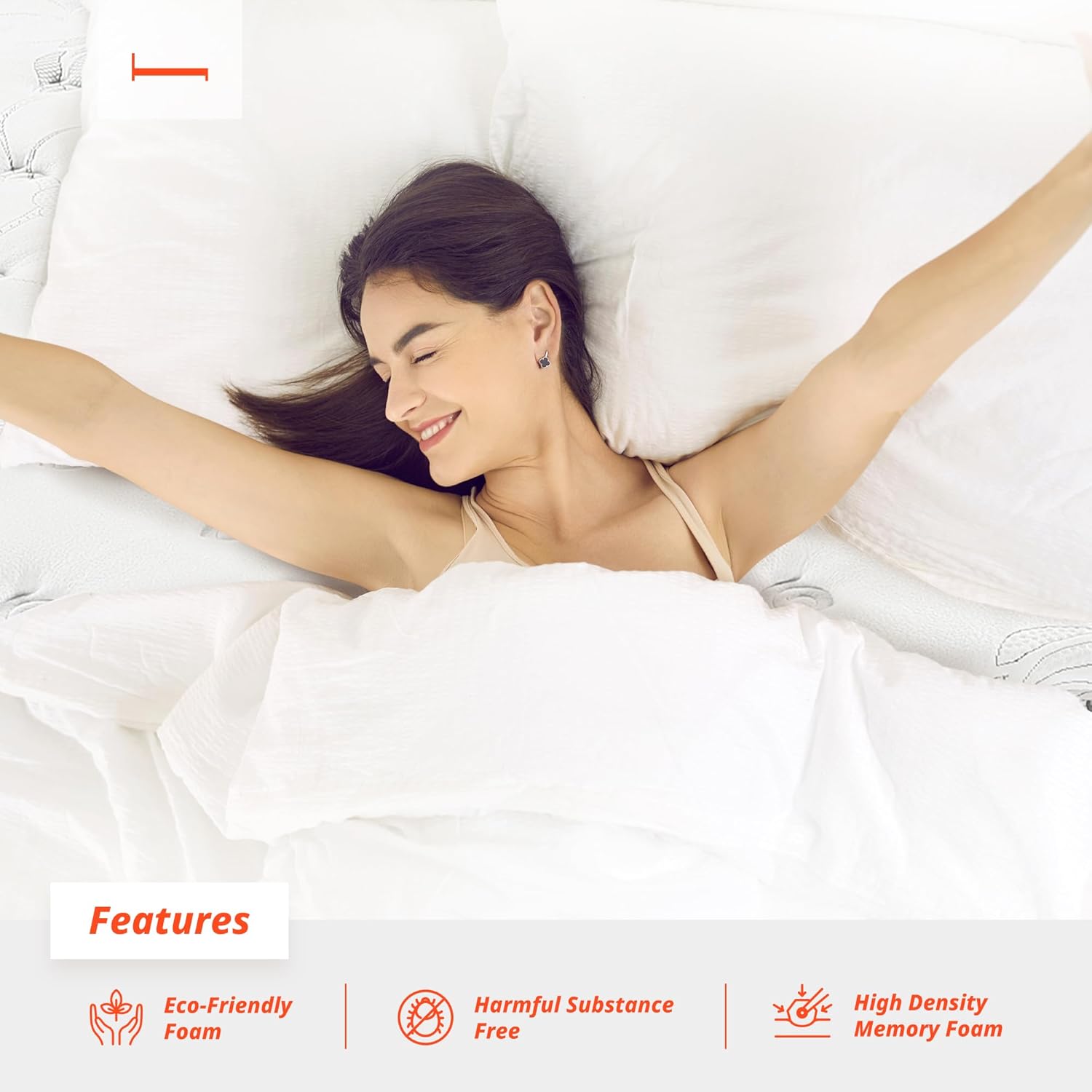 PrimaSleep Full Mattress, 13 Inch Hybrid Mattress, Gel Infused Memory Foam, Pocket Spring for Support and Pressure Relief, CertiPUR-US Certified, Bed-in-a-Box, Firm, Full Size · v2