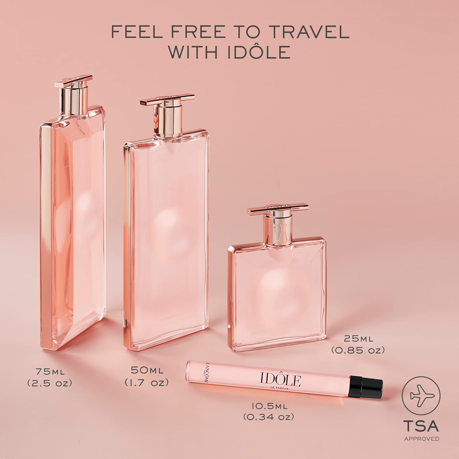 عطر لانكوم ايدول او دو برفيوم - عطر يدوم طويلاً بنفحات من البرغموت والياسمين والفانيليا - عطر نسائي منعش وزهري - 3.4 أونصة سائلة