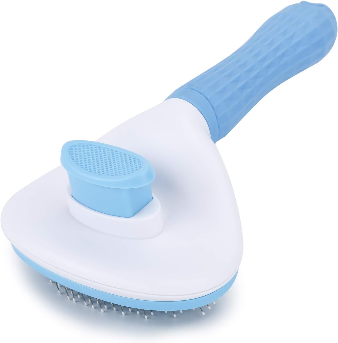 Depets Self Cleaning Slicker Brush, Dog Cat Bunny Pet Grooming Shedding Brush - Easy to Remove Loose Undercoat, Pet Massaging Tool Suitable for Pets with Long or Short Hair · v4