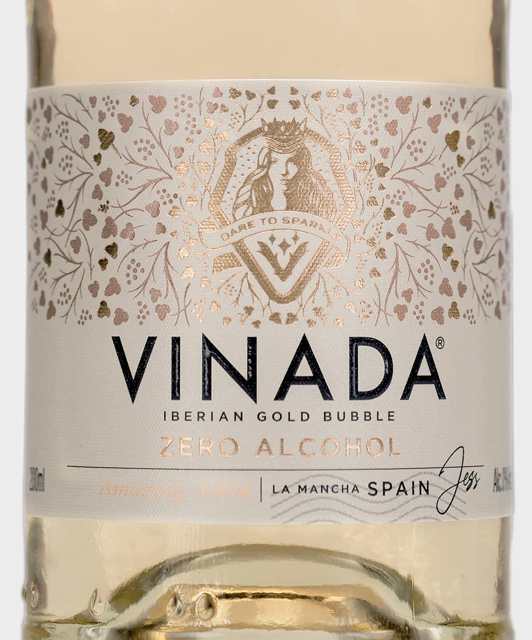 VINADA - Sparkling Gold  Rosé Mini Variety Pack - Zero Alcohol Wine- 200 ml (24 Glass Bottles)