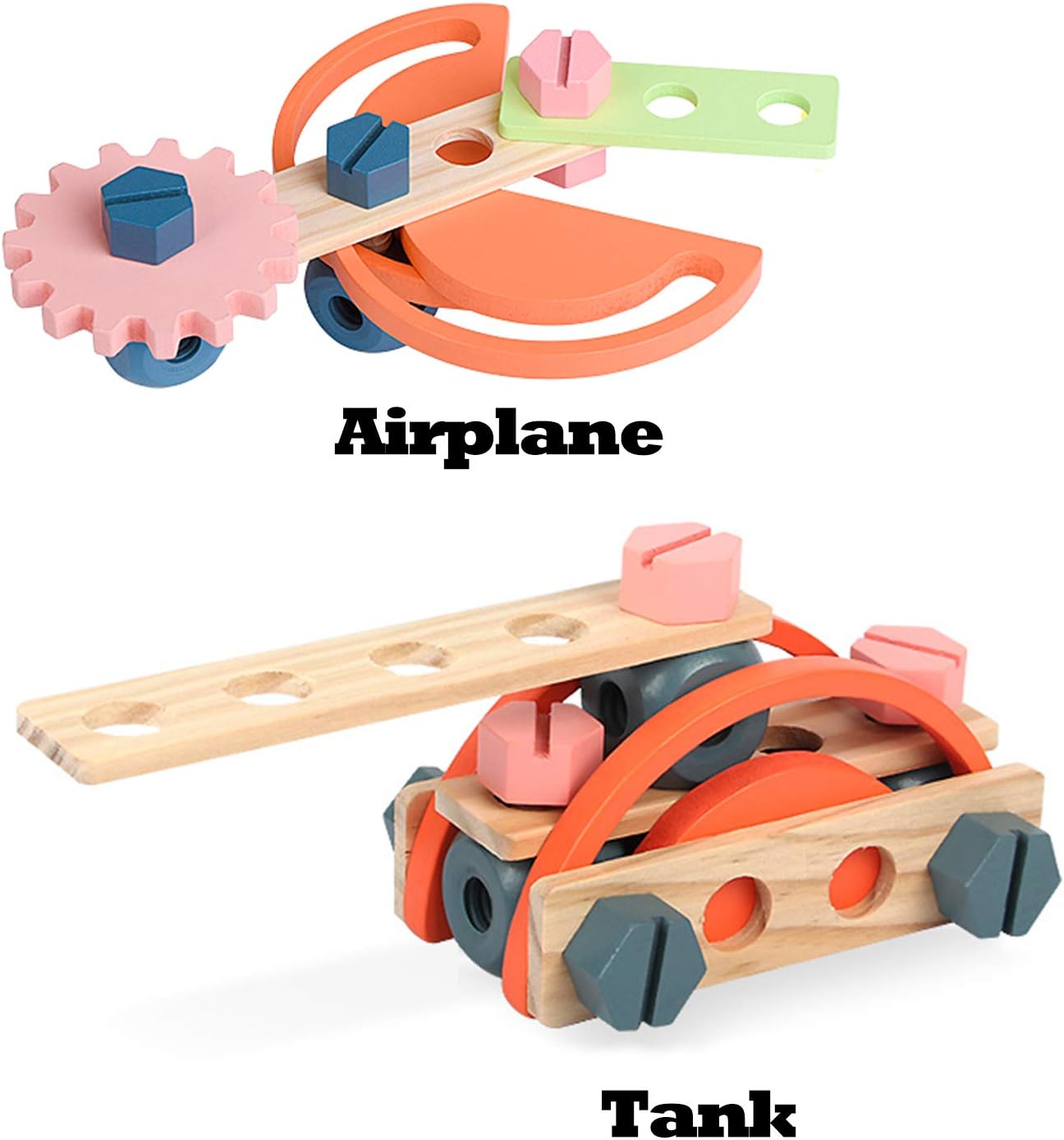 Tool Bench for Kids Toy Play Workbench Wooden Tool Bench Workshop Workbench with Tools Set Wooden Construction Bench Toy for 3 4 5 Year Boys Girls · v6