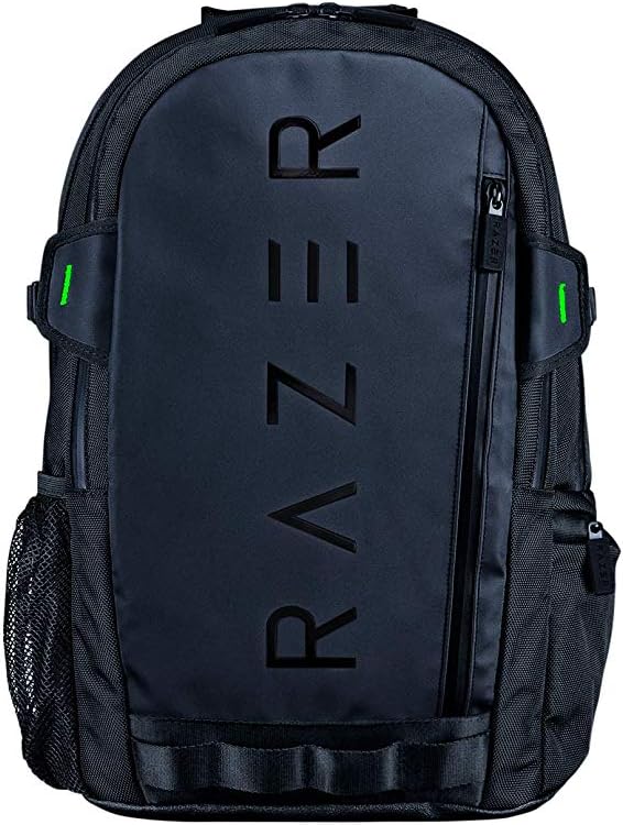 Razer Rogue v3 16 gaming-laptoprugzak: computertas voor op reis - scheur- en waterbestendig - zijvak van gaas - geschikt voor een 16-inch notebook - zwart