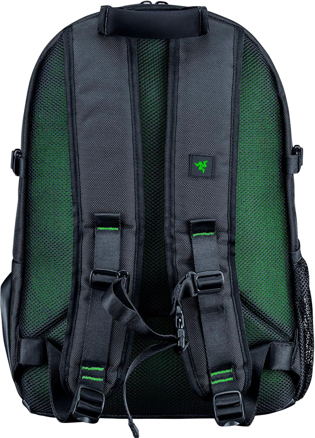 Razer Rogue v3 16 Gaming-Laptop-Rucksack: Computertasche zum Mitnehmen — reiß- und wasserfest — Seitentasche aus Mesh — für ein 16-Zoll-Notebook — Schwarz