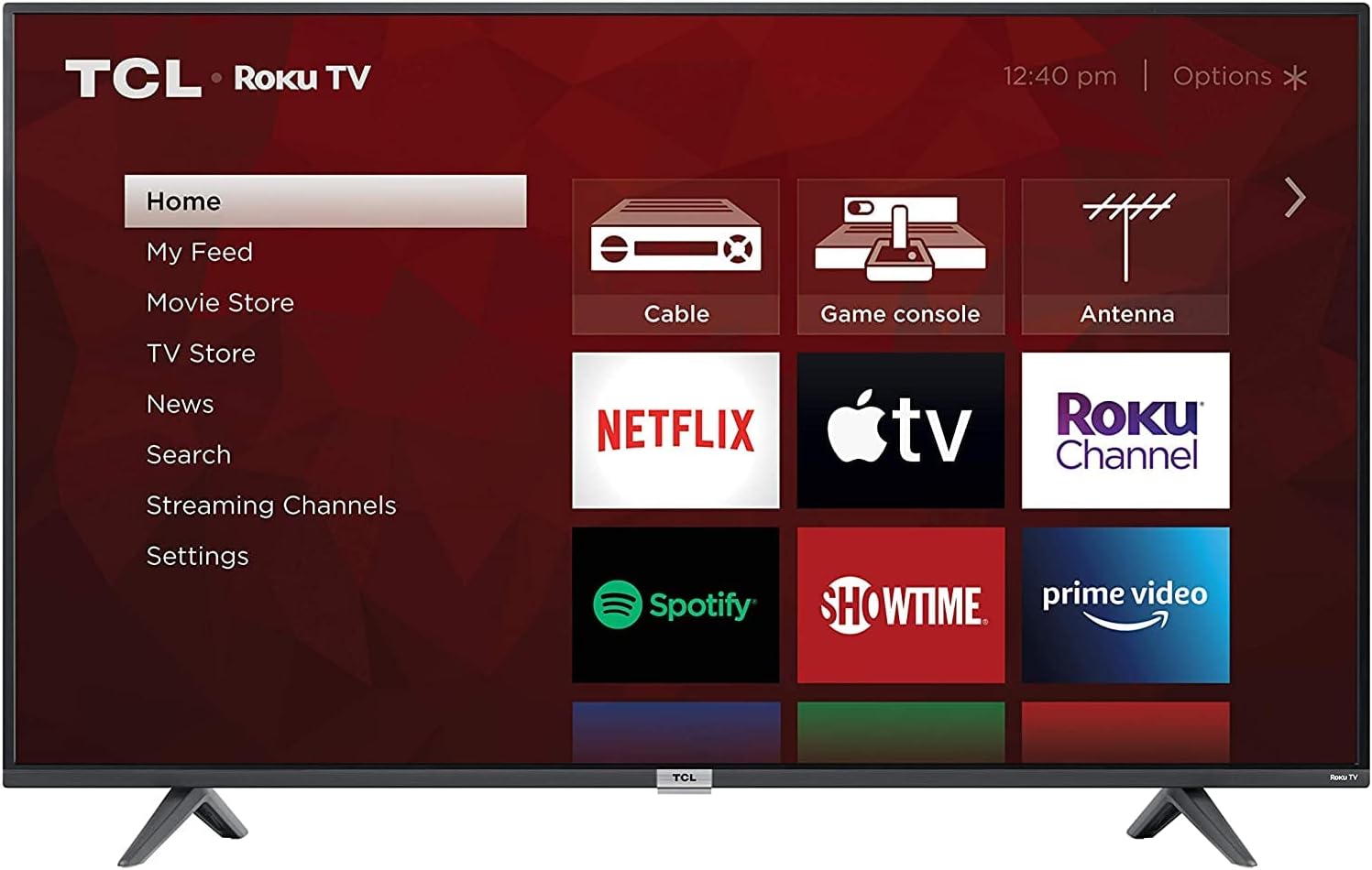 TCL 55 4K-UHD-HDR-Smart-Roku-Fernseher der Klasse 4 — 55S435, Modell 2021