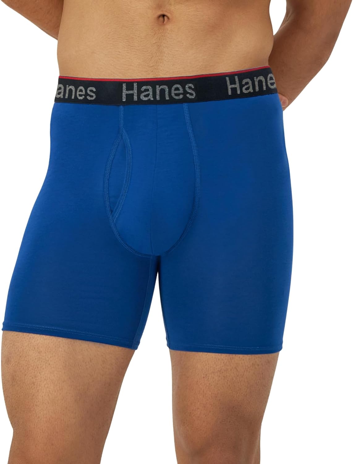Boxers Hanes Total Support Pouch pour homme, anti-irritations, évacuation de l'humidité et contrôle des odeurs, lot de 3