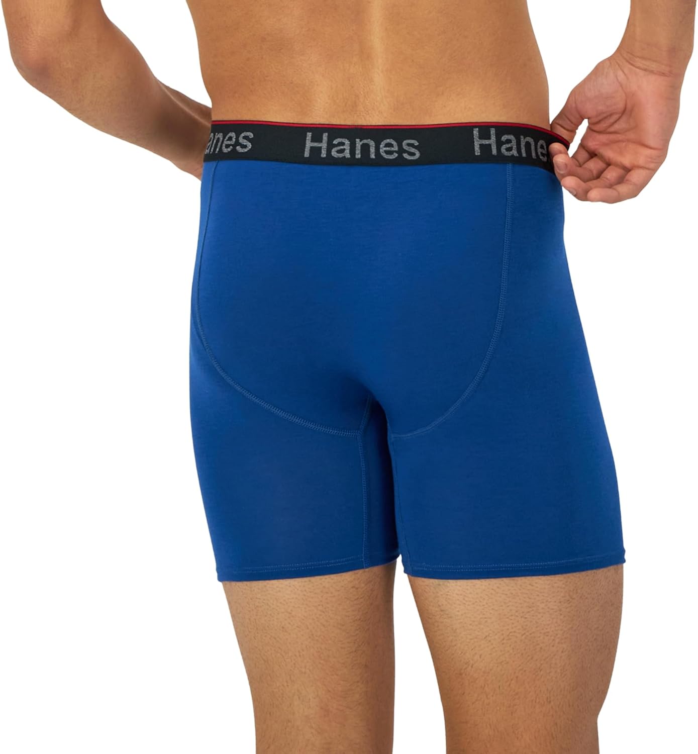 Boxers Hanes Total Support Pouch pour homme, anti-irritations, évacuation de l'humidité et contrôle des odeurs, lot de 3