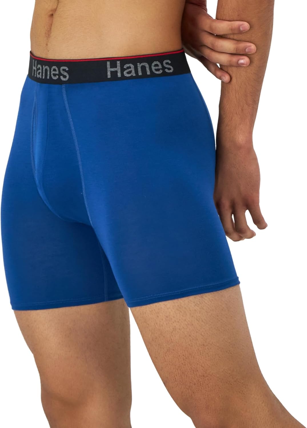 Boxers Hanes Total Support Pouch pour homme, anti-irritations, évacuation de l'humidité et contrôle des odeurs, lot de 3