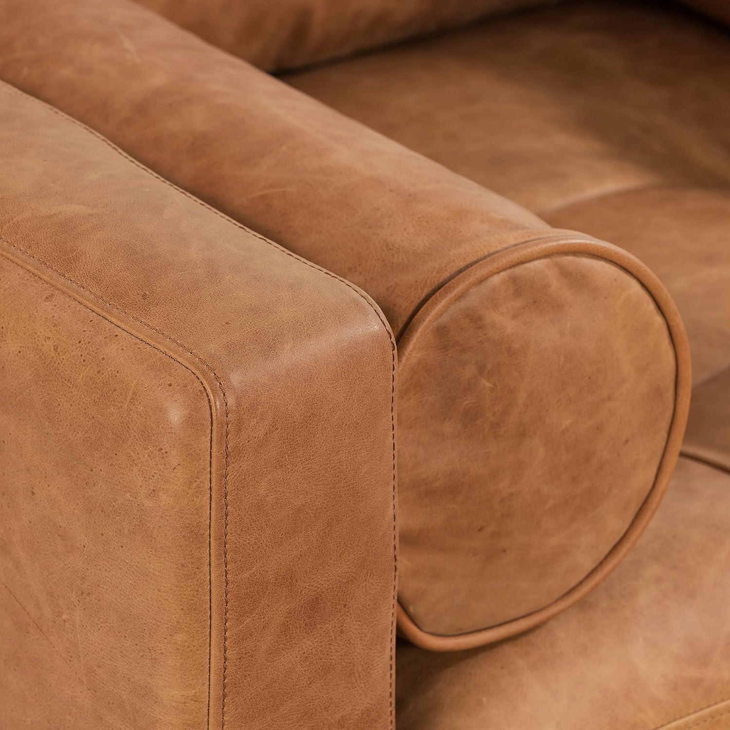 POLY BARK Napa Furniture, Cognac Tan · v2