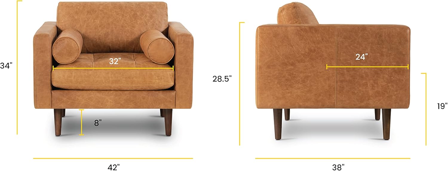 POLY BARK Napa Furniture, Cognac Tan · v2